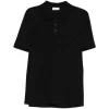 Tricou polo Ferragamo Pocket-Detail negru