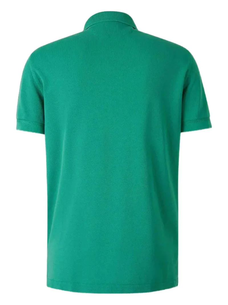 Alternative view of Tricou polo TOM FORD Ribbed Short-Sleeve turcoaz