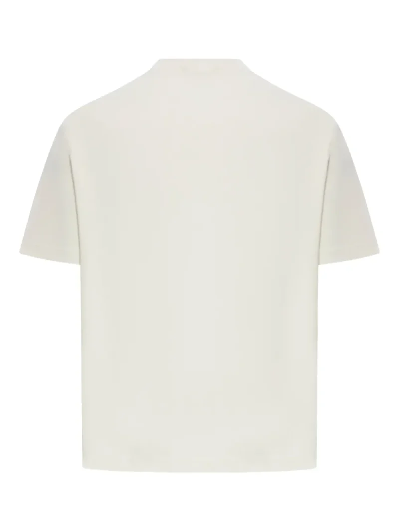 Alternative view of Tricou Stone Island Compass Logo Regular alb