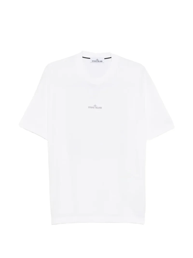 Tricou Stone Island Logo Graphic alb