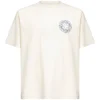 Tricou Stone Island Logo-Print alb