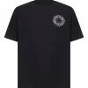 Tricou Stone Island Logo-Print negru