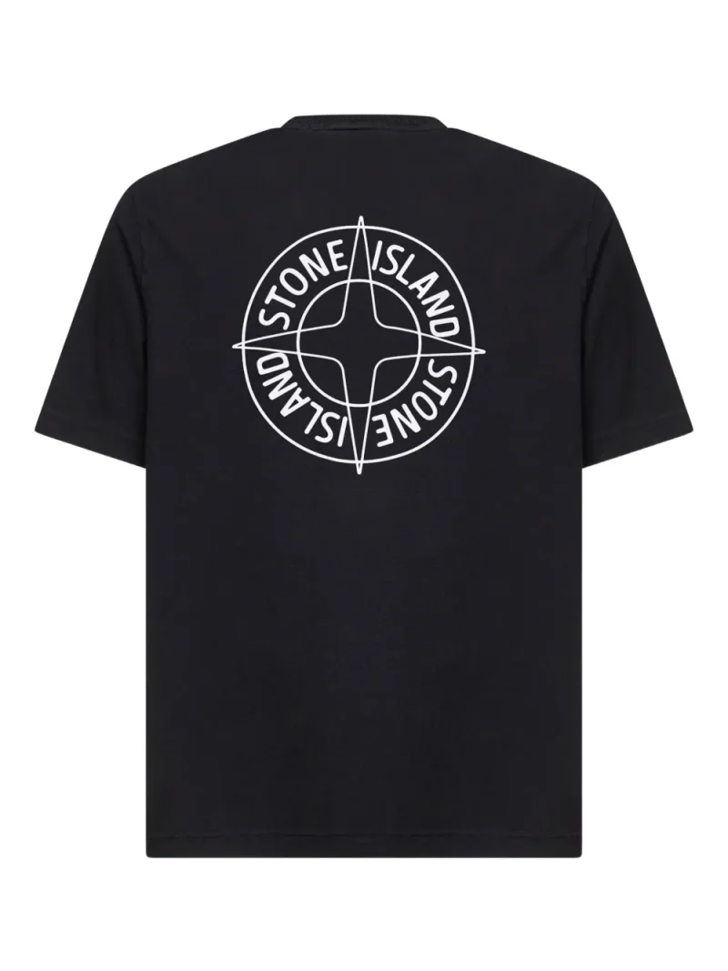 Alternative view of Tricou Stone Island Logo-Print negru