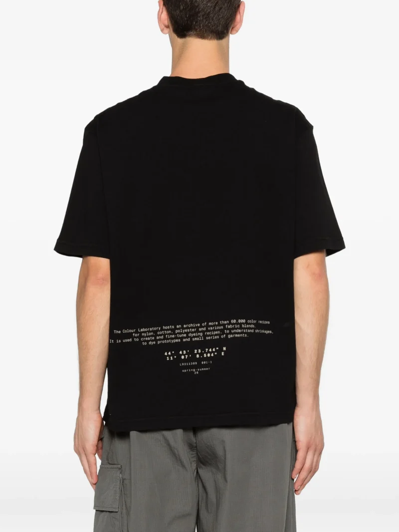 Alternative view of Tricou Stone Island Logo-Print negru