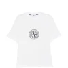 Tricou Stone Island Organic Cotton alb