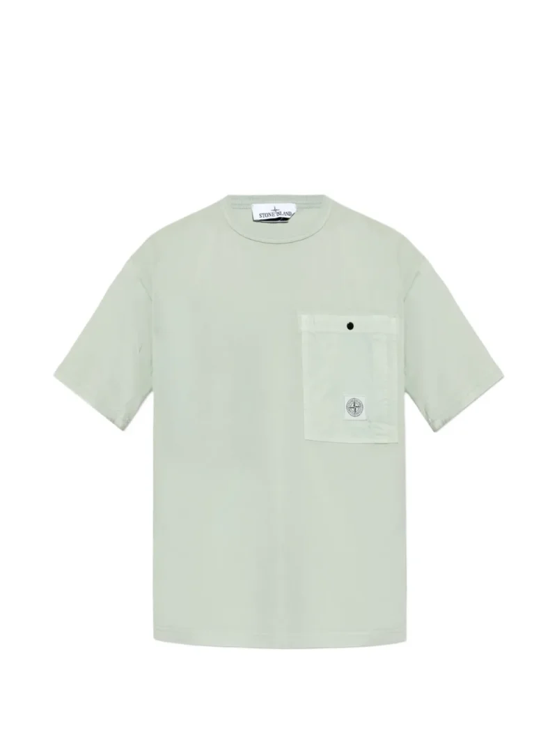 Tricou Stone Island Patch-Pocket verde