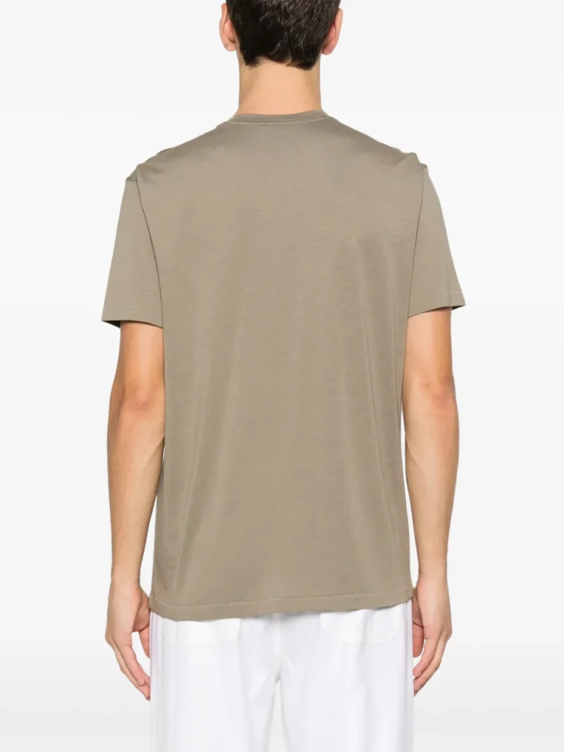 Alternative view of Tricou TOM FORD Crew-Neck khaki