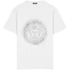 Tricou Versace Embellished Medusa alb