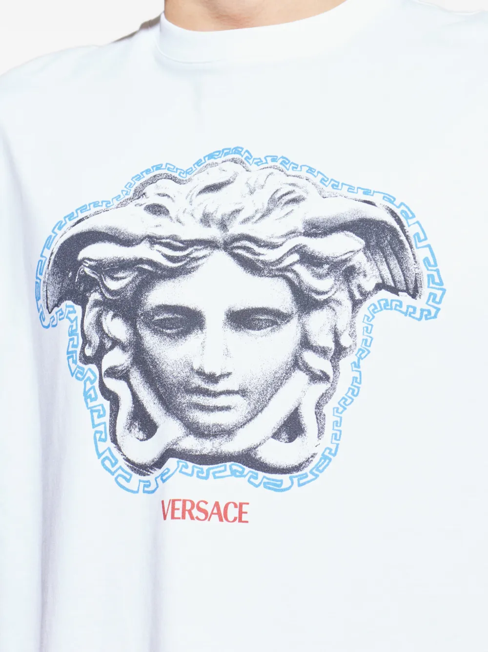 Tricou Versace Medusa Graphic alb - imagine 5
