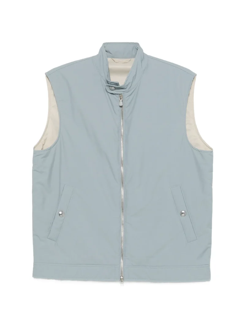 Vesta Eleventy Zip Pocket Gilet albastru
