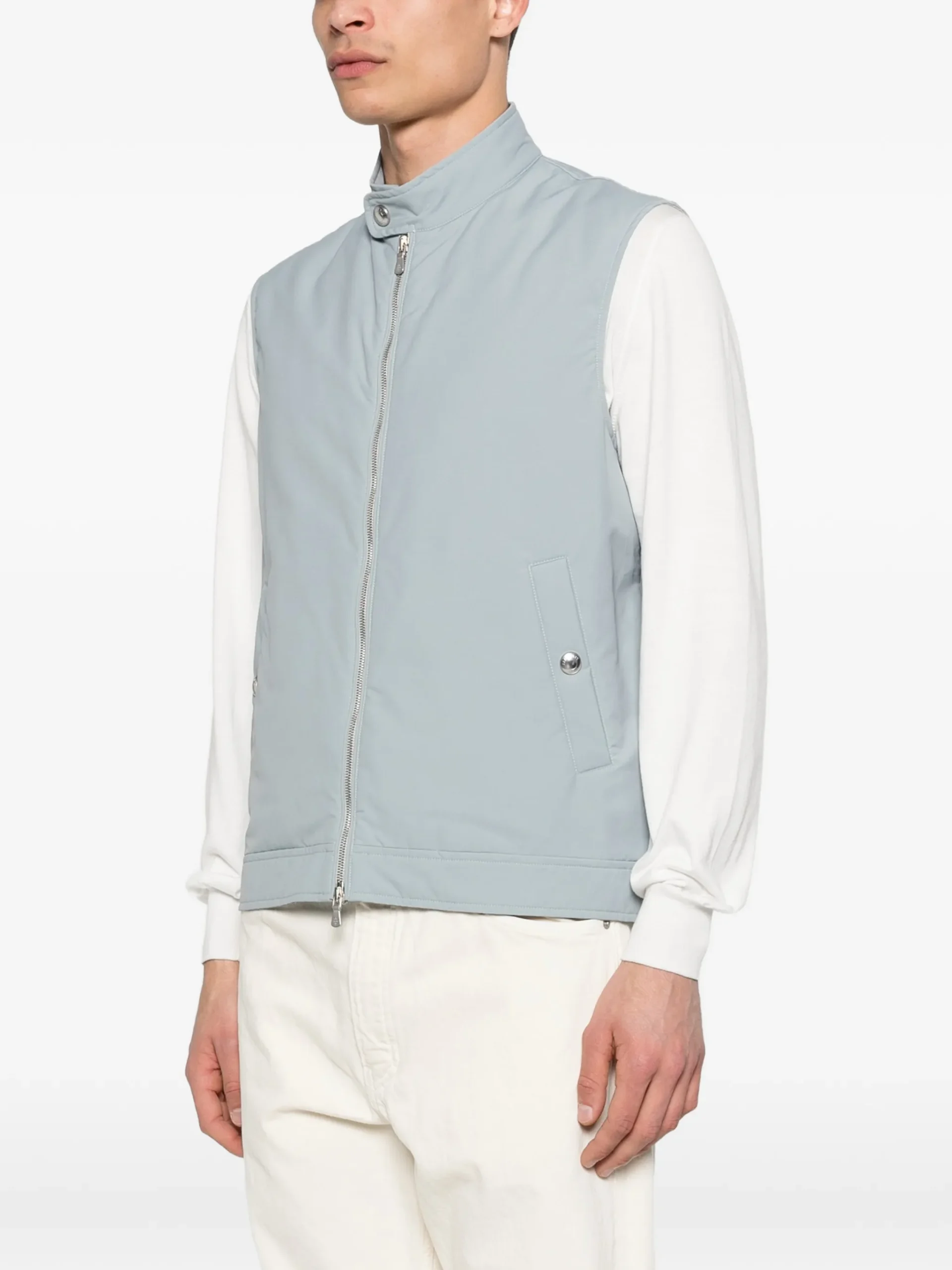 Vesta Eleventy Zip Pocket Gilet albastru - imagine 3