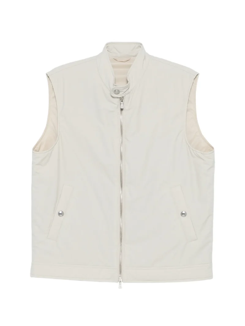 Vesta Eleventy Zip Pocket Gilet bej