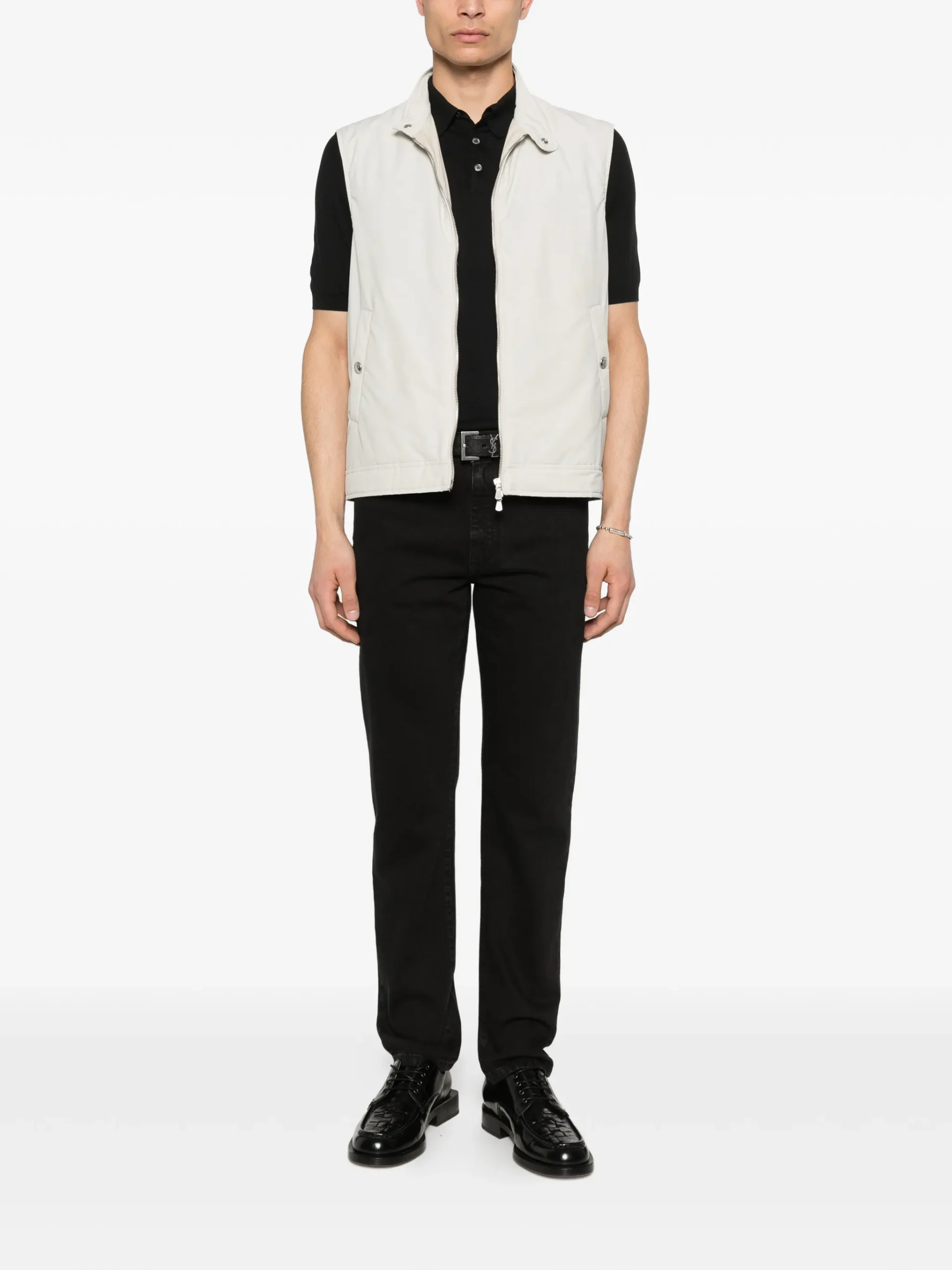 Vesta Eleventy Zip Pocket Gilet bej - imagine 4