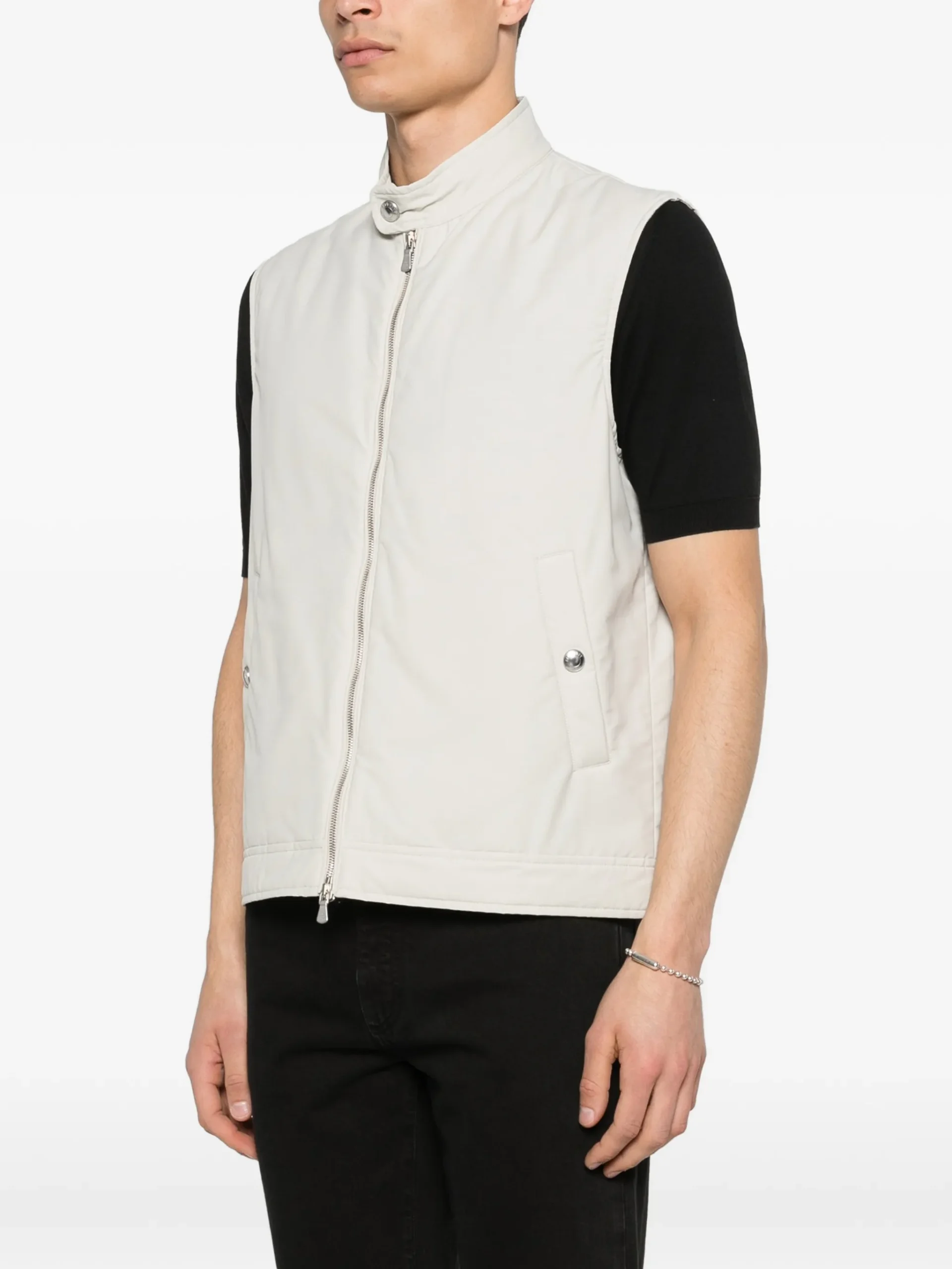 Vesta Eleventy Zip Pocket Gilet bej - imagine 3