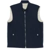 Vesta Eleventy Zip Pocket Gilet bleumarin