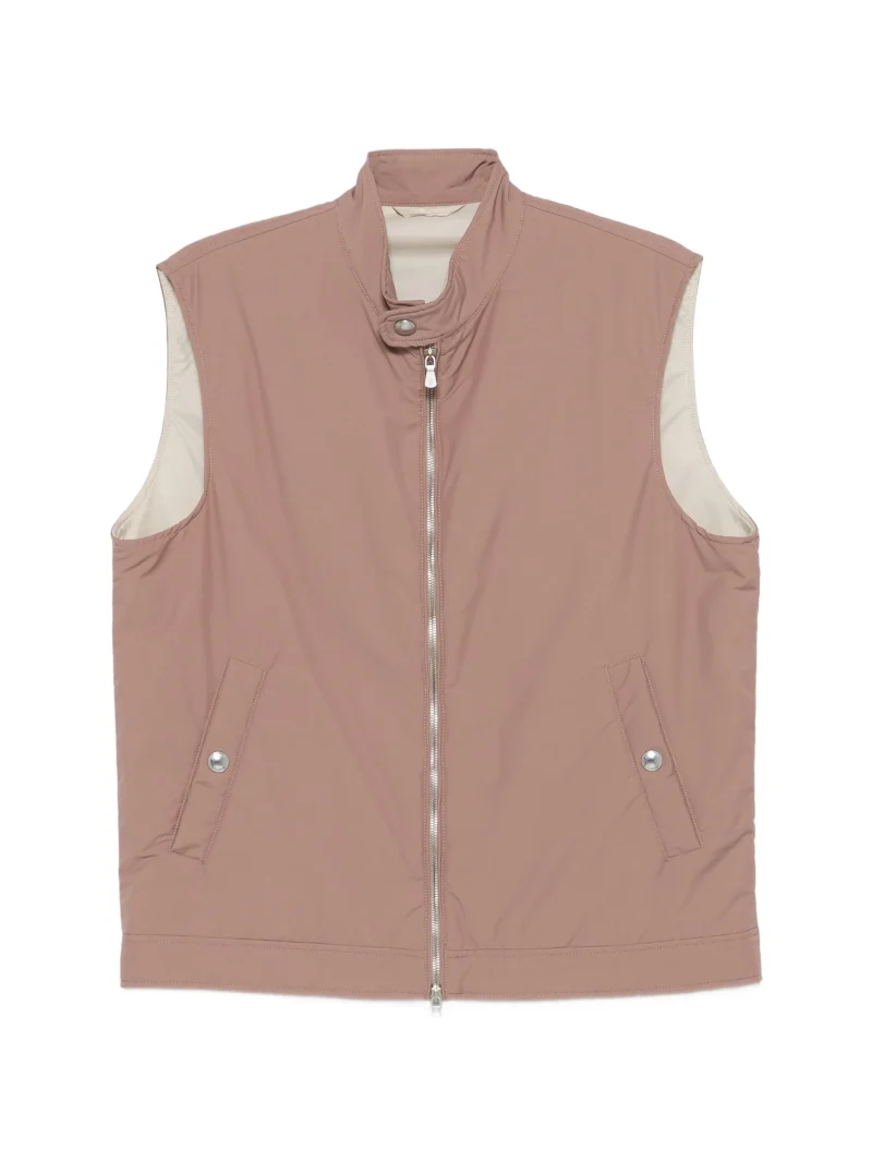 Vesta Eleventy Zip Pocket Gilet roz