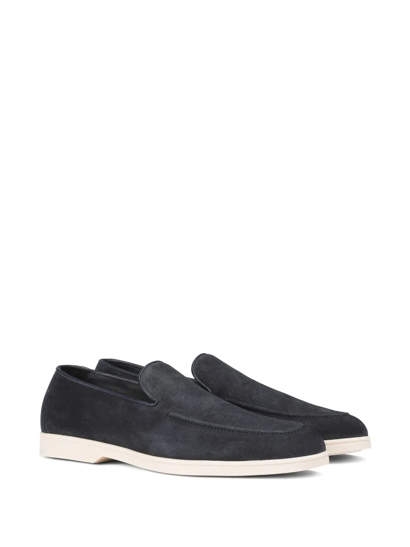 Alternative view of Loafers Doucal's Suede bleumarin