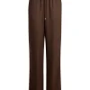 Pantaloni ETRO Drawstring Wide-Leg maro
