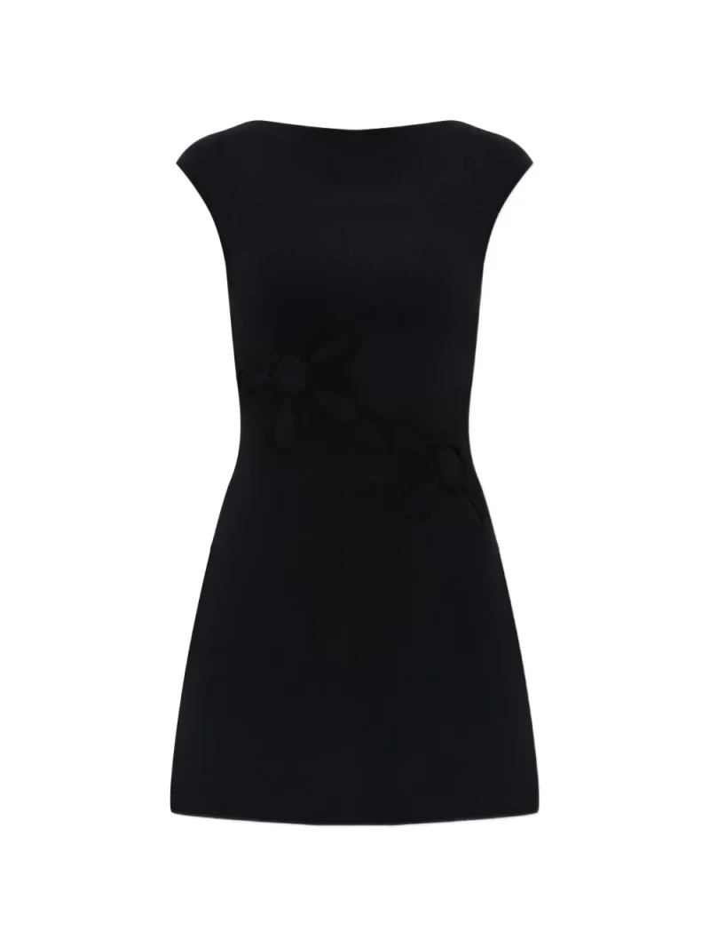 Alternative view of Rochie mini Cult Gaia Cut Out negru