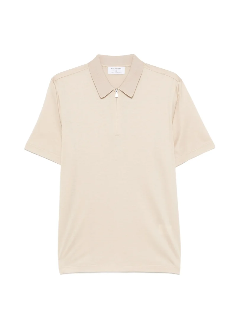 Tricou polo Gran Sasso Cotton bej