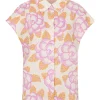 Camasa Marni Floral cap-sleeved
