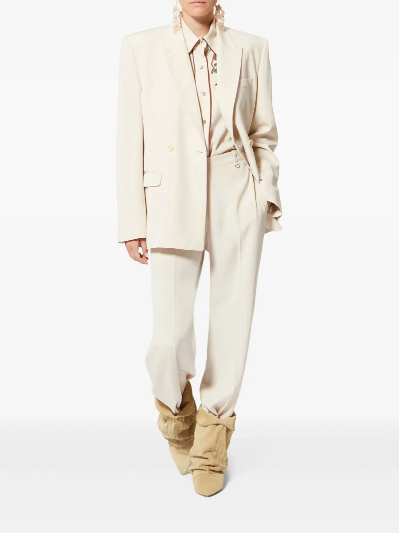 Alternative view of Cizme Isabel Marant Edrik laser-cut bej