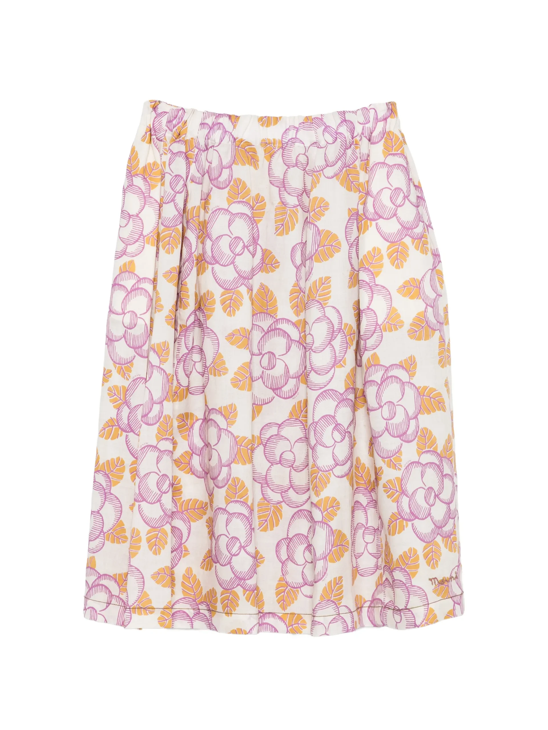 Fusta Marni floral-print multicolor