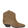 Ghete Isabel Marant tab detail ankle maro