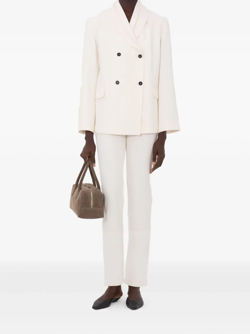 Alternative view of Jacheta LouLou De Saison Jiha double-breasted ecru