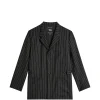 Jacheta Y-3 Chore pinstripe negru