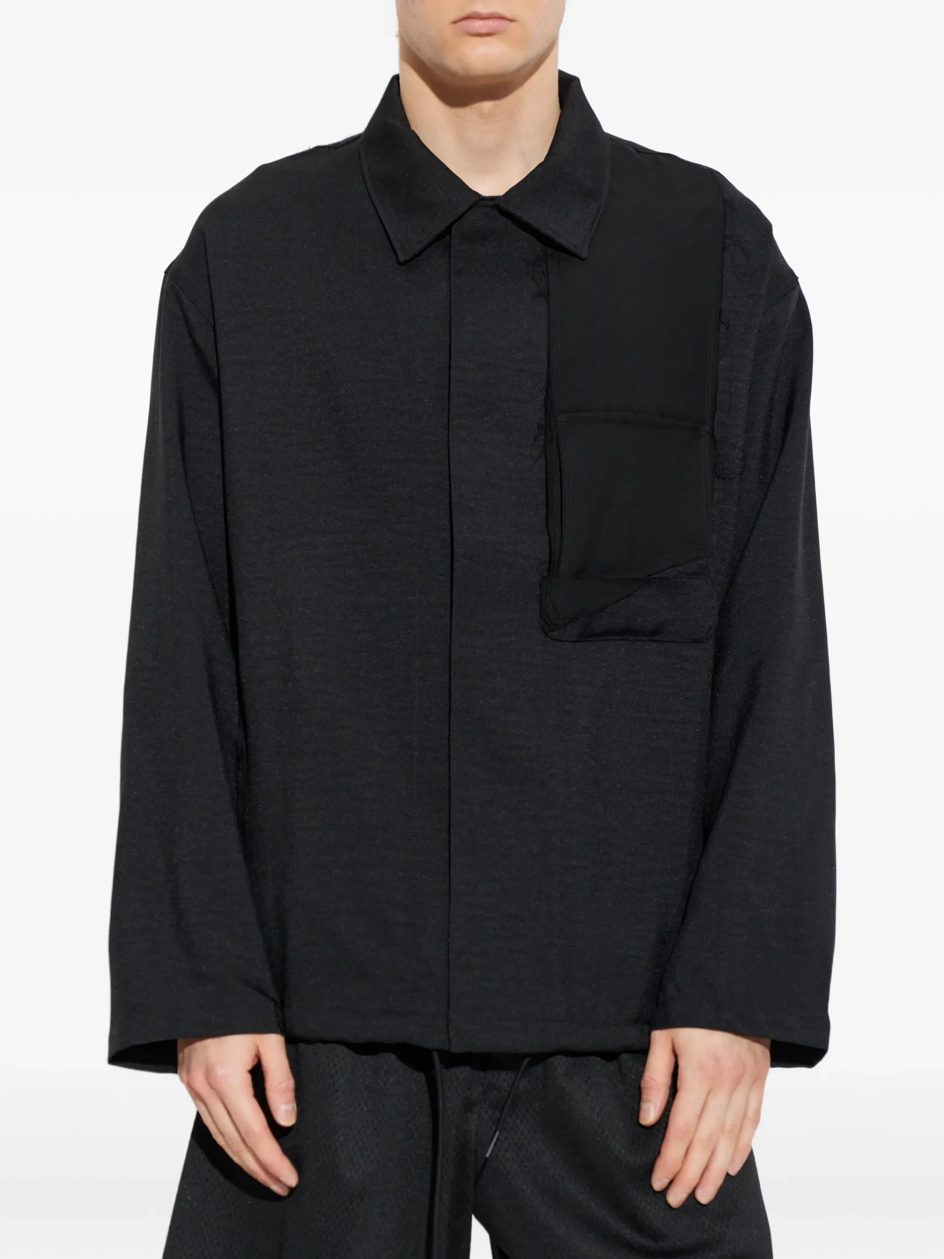 Jacheta Y-3 UTILITY chest-pocket negru - imagine 5