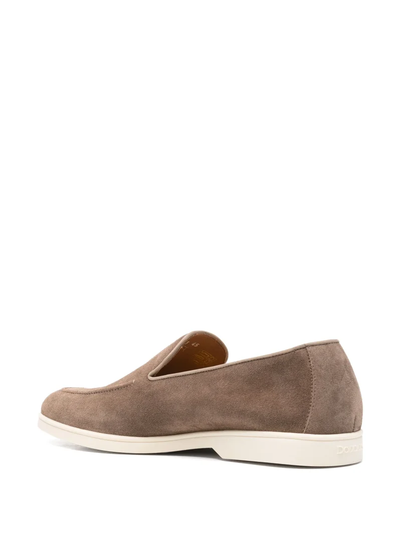 Loafers Doucal's Suede maro - imagine 4
