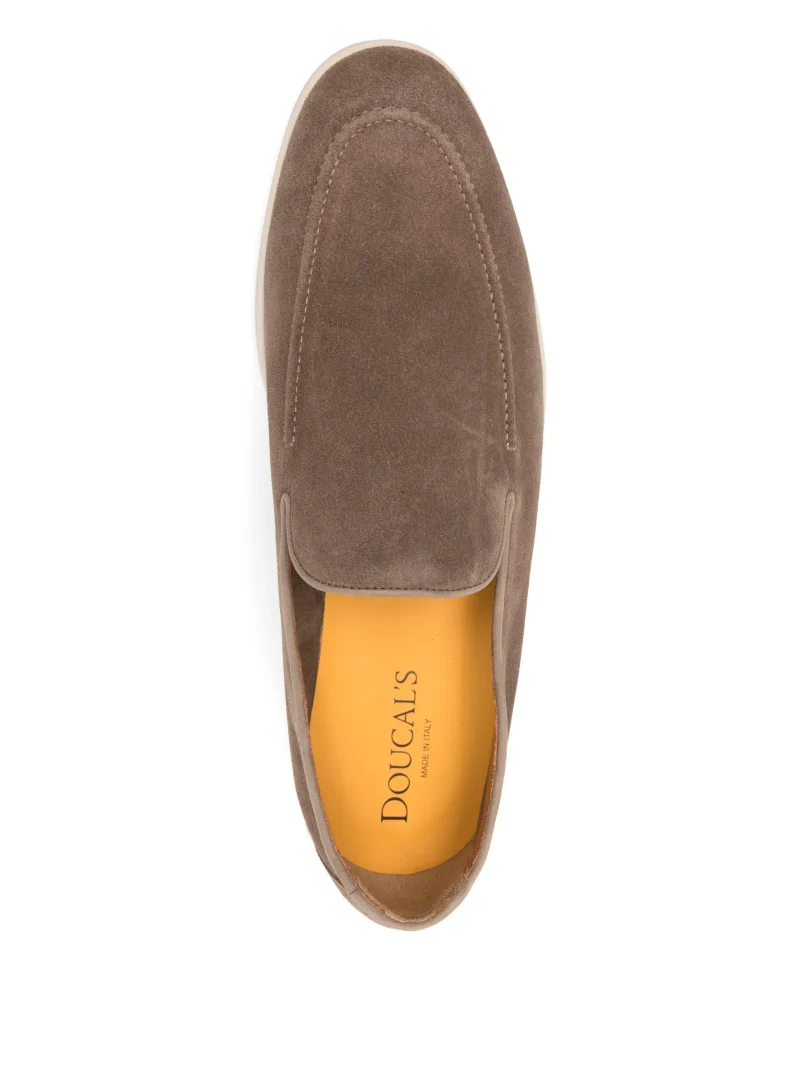 Loafers Doucal's Suede maro - imagine 3