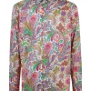 Camasa ETRO Paisley-Print Long-Sleeve multicolor