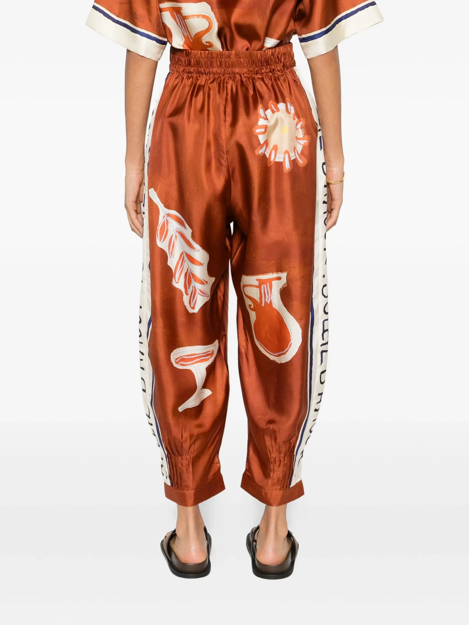 Pantaloni Alemais Soleil D'amour maro - imagine 4