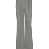 Pantaloni Balmain prince-of-wales wool gri