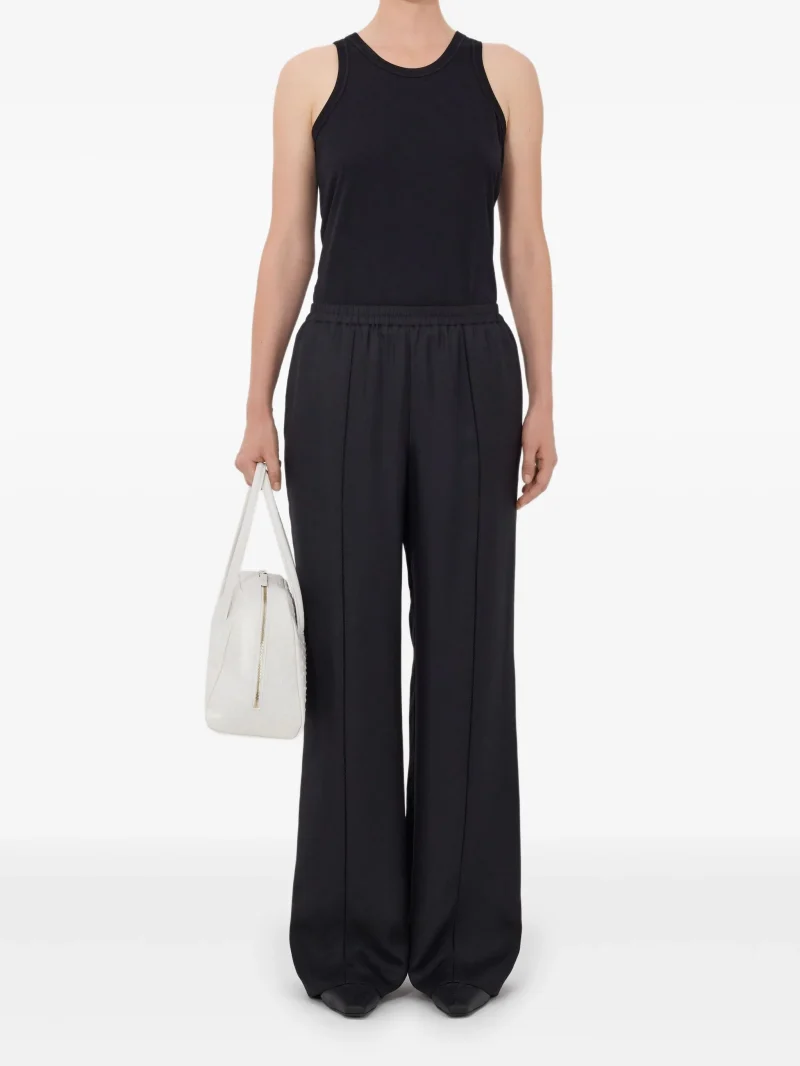 Alternative view of Pantaloni LouLou De Saison LARS lace-stitch negru