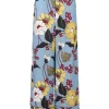 Pantaloni Marni floral albastru