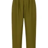 Pantaloni Marni pleated elasticated-waistband verde