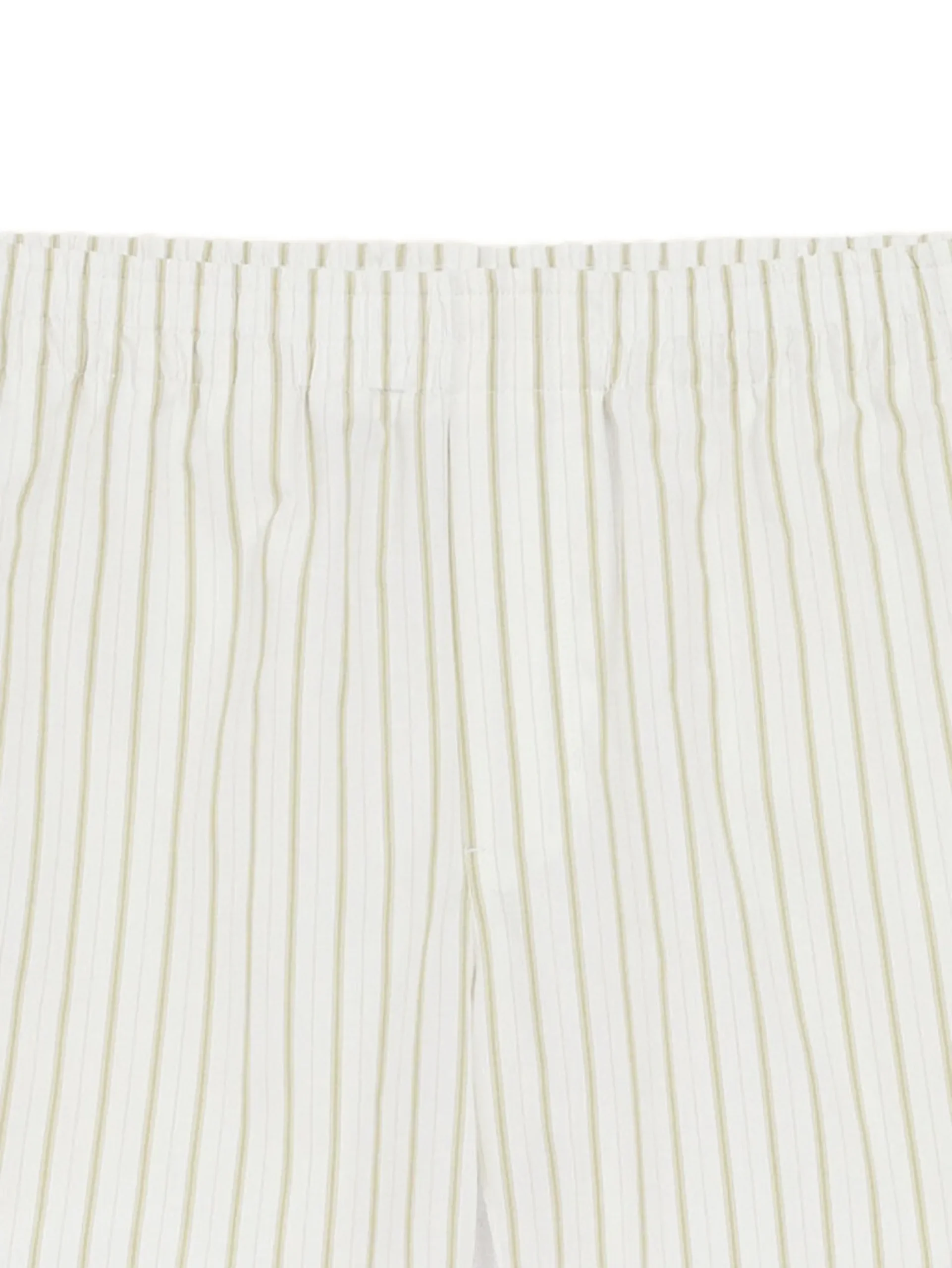 Pantaloni scurti AMI Paris striped-pattern alb - imagine 2