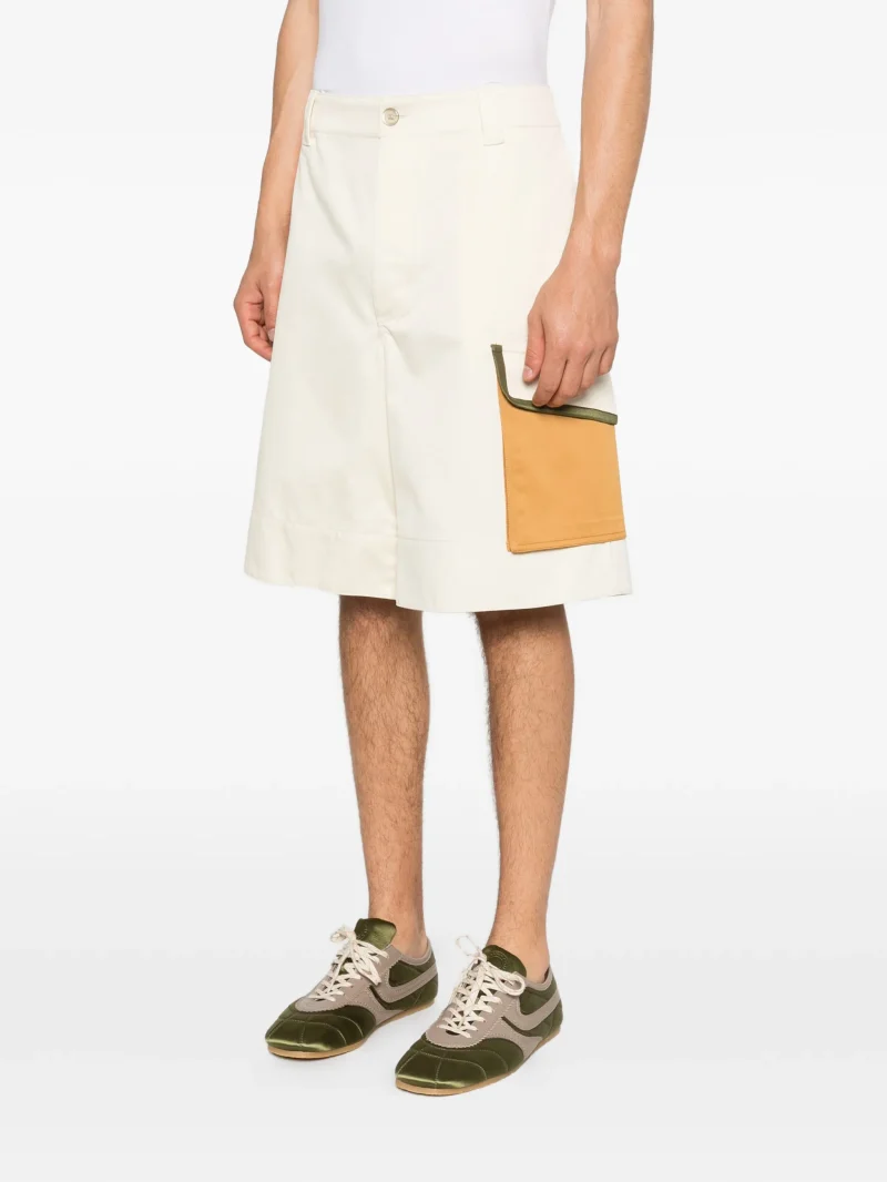 Pantaloni scurti Marni Pocket bej - imagine 5