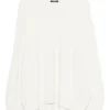 Pulover Balmain round-neck alb
