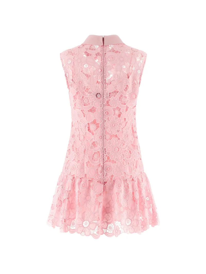 Alternative view of Rochie Self-Portrait Lace Collared roz