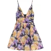 Rochie Zimmermann floral-pattern v-neck multicolor