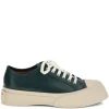 Sneakers Marni Pablo leather lace-up verde