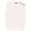 Top Balmain button-embellished alb