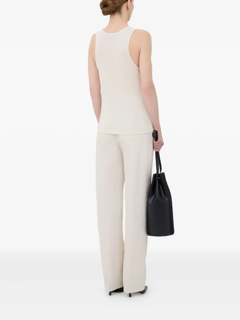 Alternative view of Top LouLou De Saison scoop-neckline tank alb