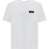 Tricou Balmain logo-label alb