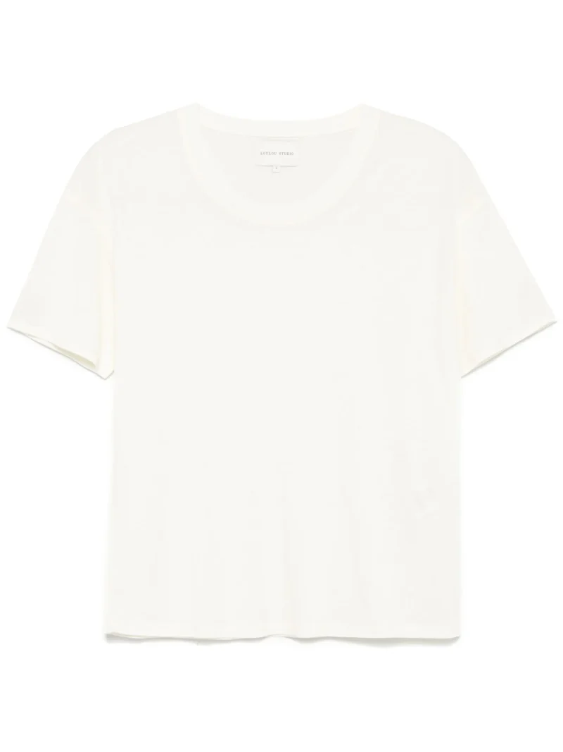 Tricou LouLou De Saison Ezra round-neck bej