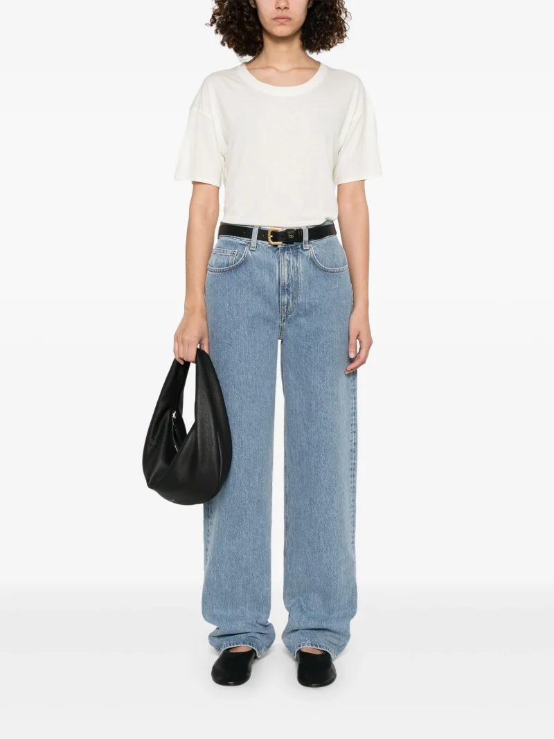 Alternative view of Tricou LouLou De Saison Ezra round-neck bej